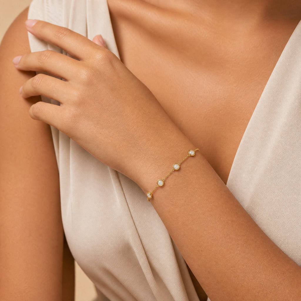 Aurora Opal Bracelet in 18K Gold Vermeil