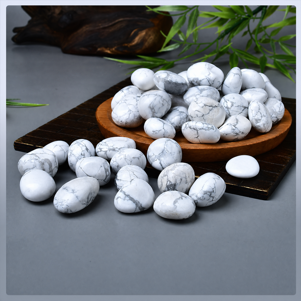 White Turquoise Tumbled Stone 2