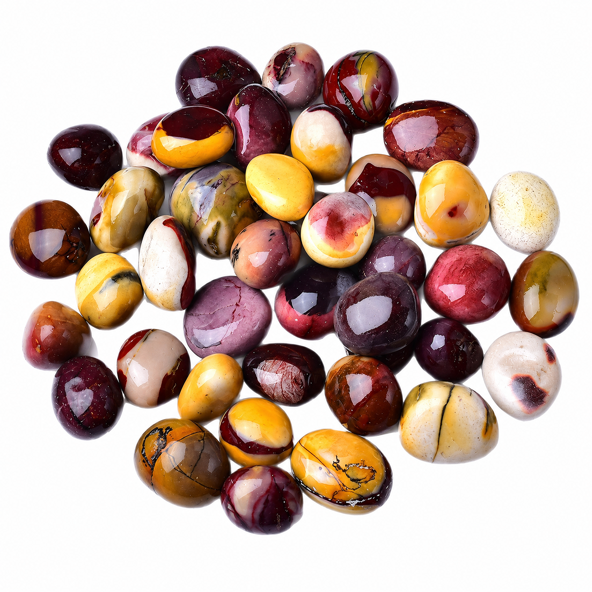 Egg Yolk Stone Tumbled Stone 2