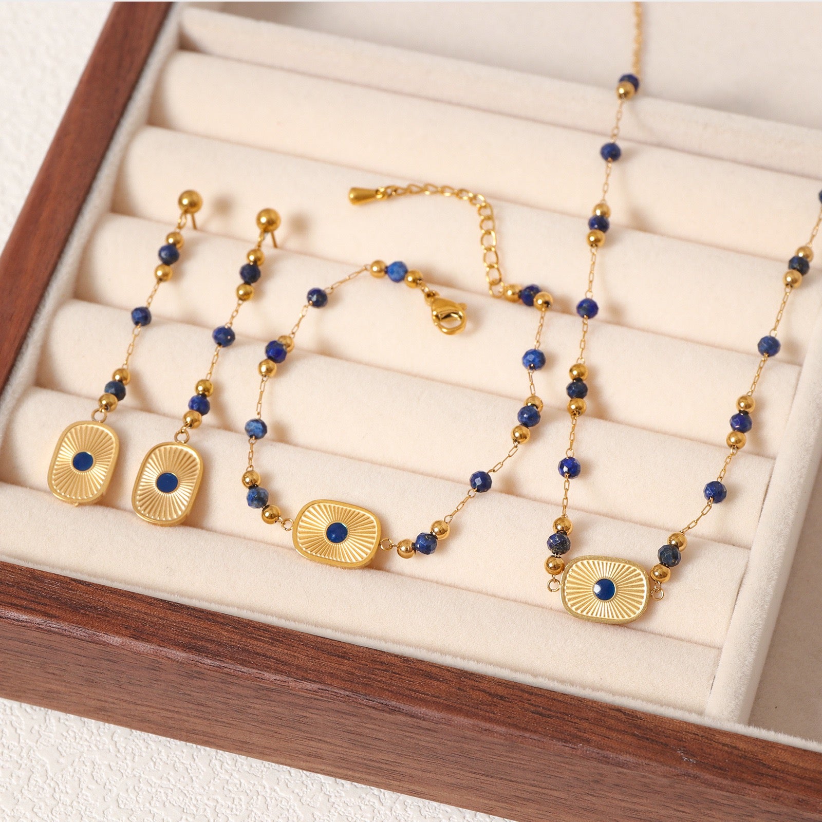 Lapis Lazuli Jewelry Set
