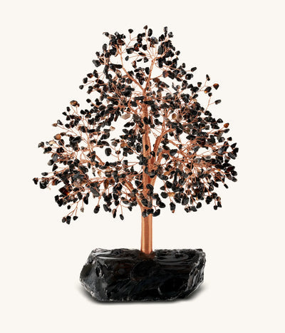 Grounded Awareness Black Onyx Feng Shui Tree