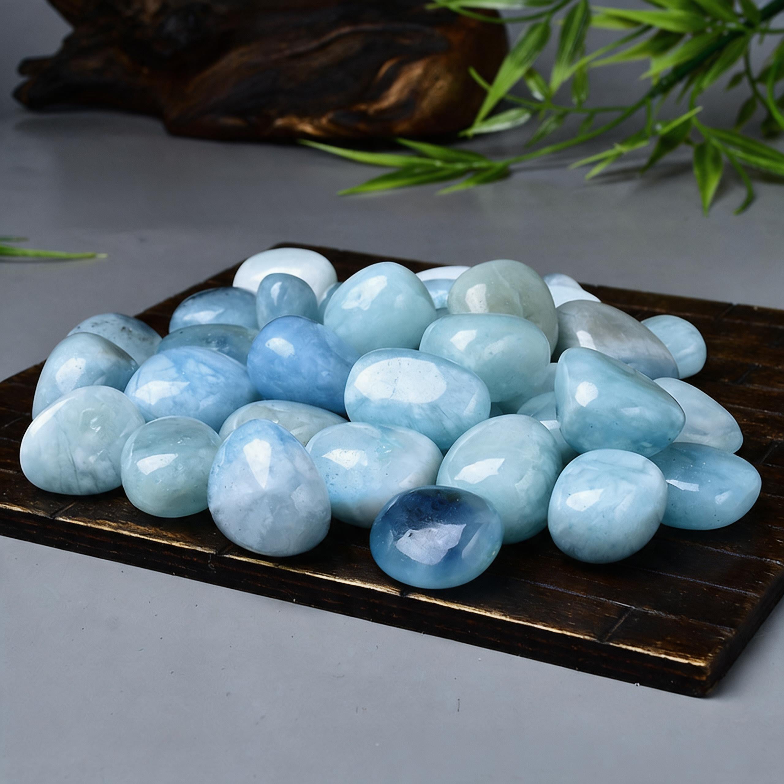 Aquamarine Tumbled Stone 6