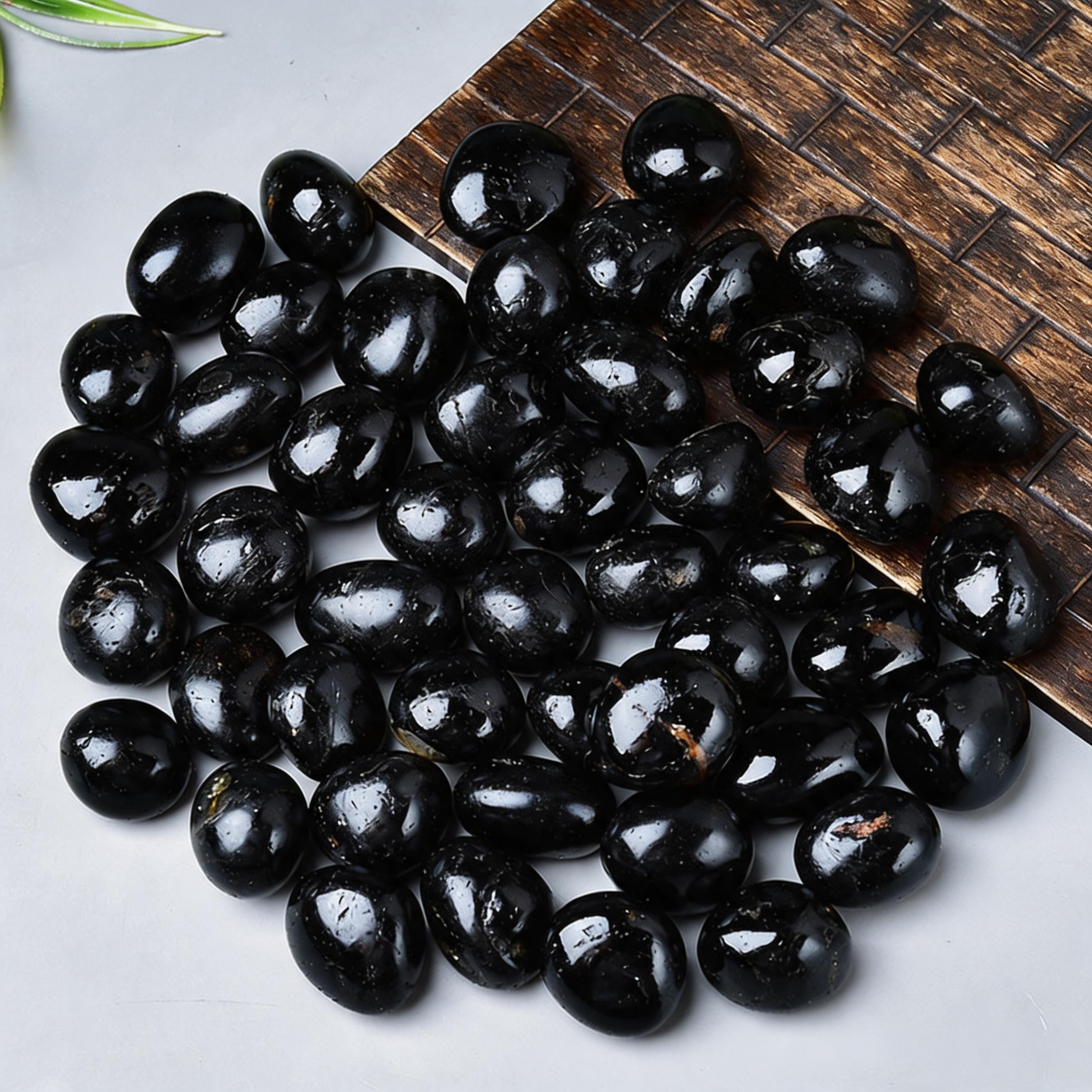 Black Tourmaline Tumbled Stone 2