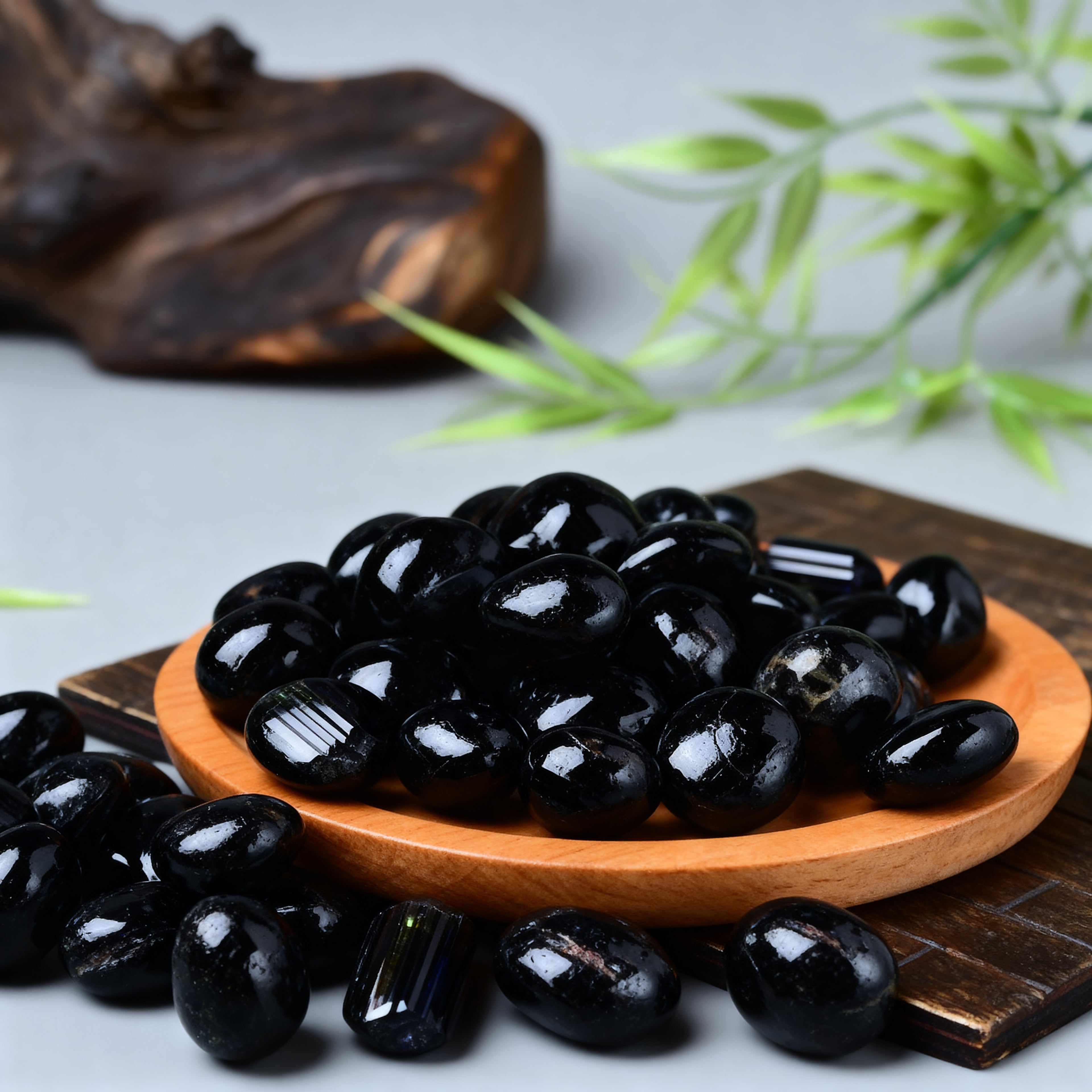 Black Tourmaline Tumbled Stone 3
