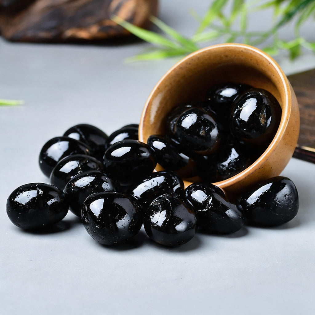 Black Tourmaline Tumbled Stone 4