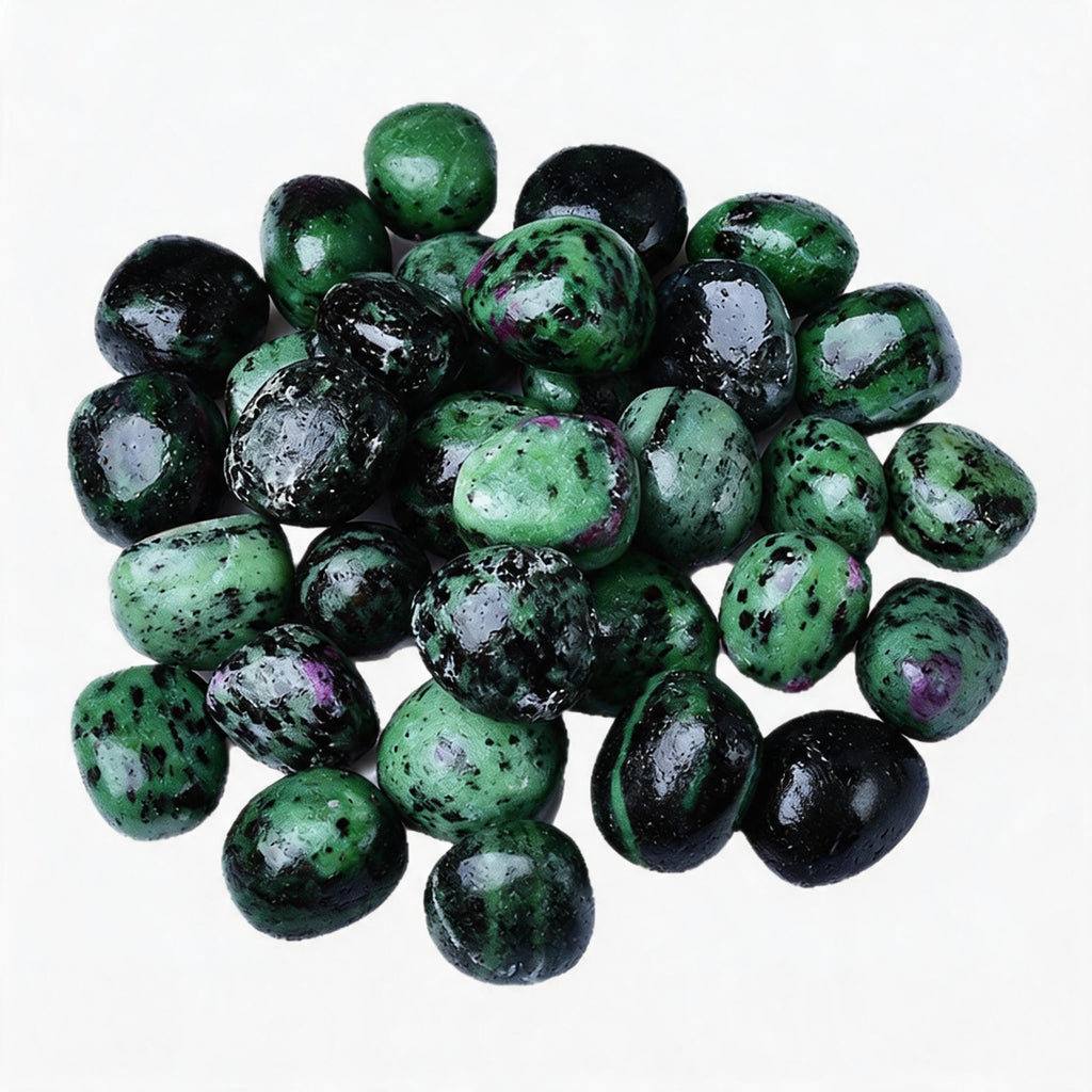 Ruby in Zoisite Tumbled Stone 2