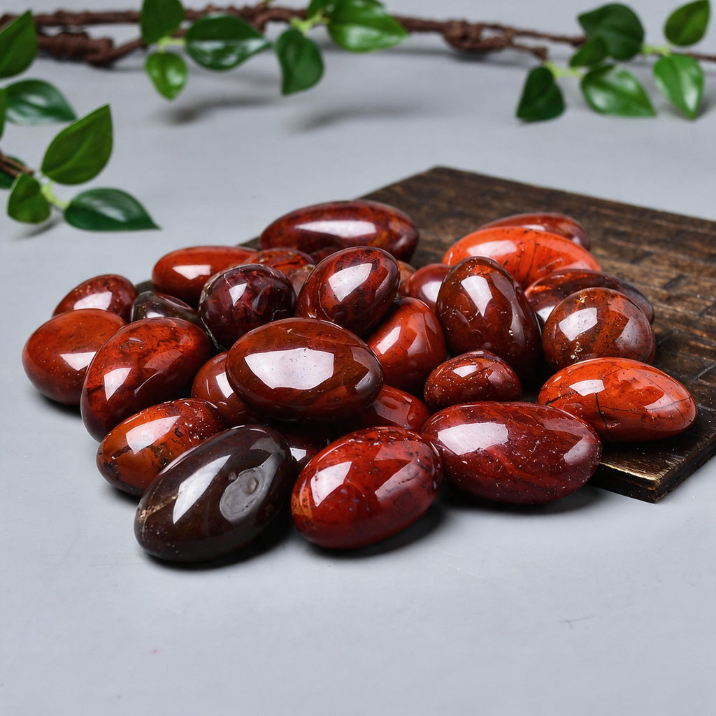 Chicken-Blood Stone Tumbled Stone 3