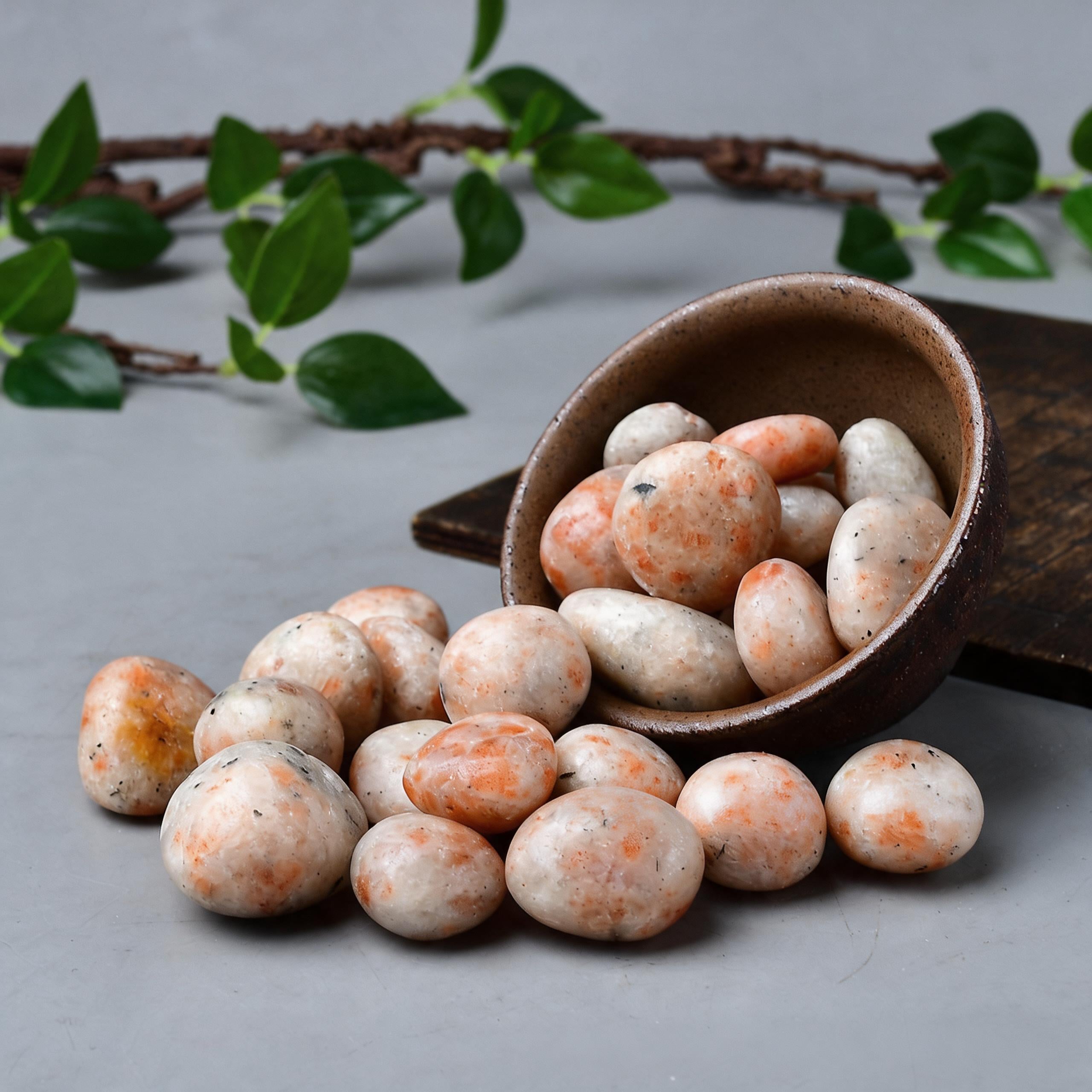 Golden Sunstone Tumbled Stone 5
