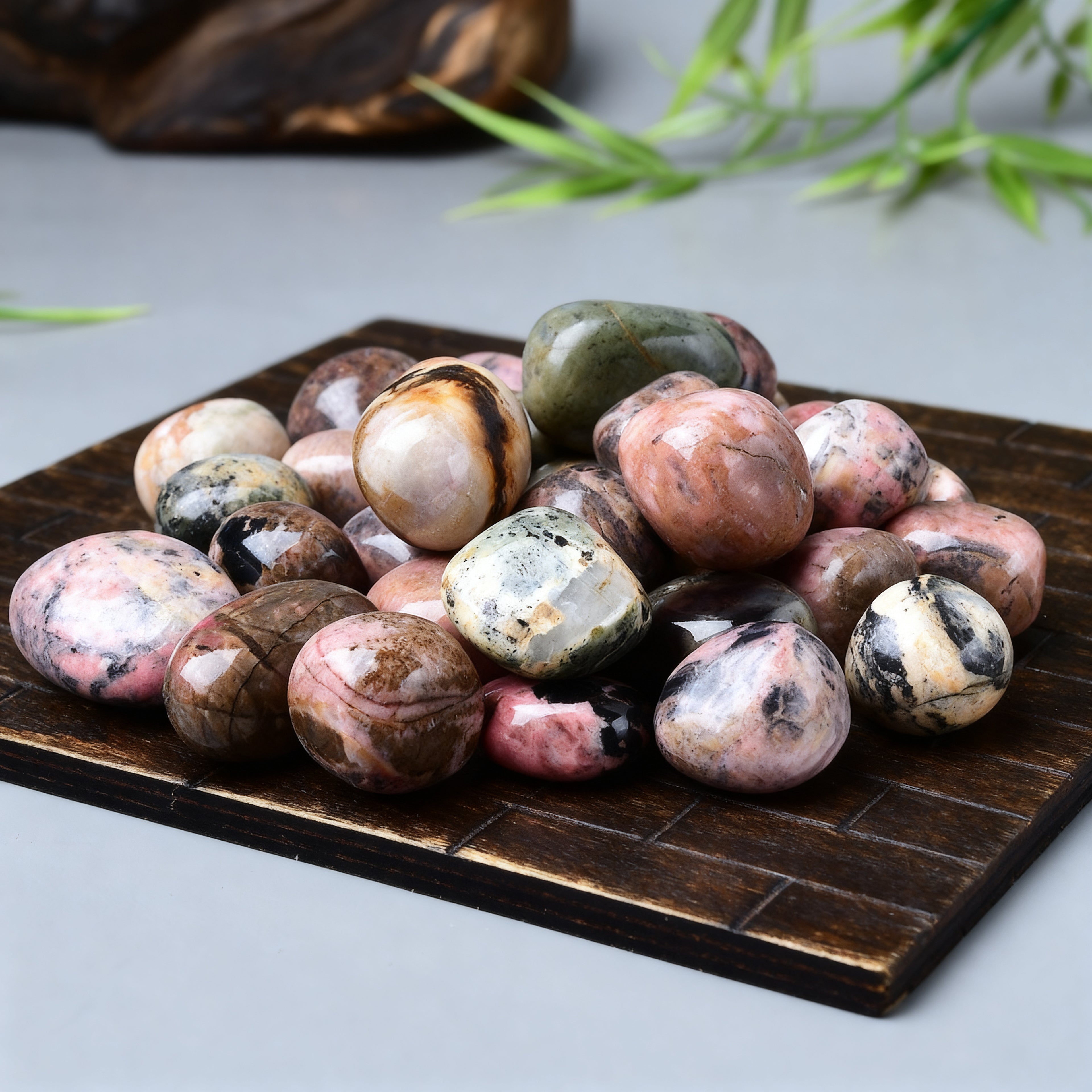 Rhodonite Tumbled Stone 4