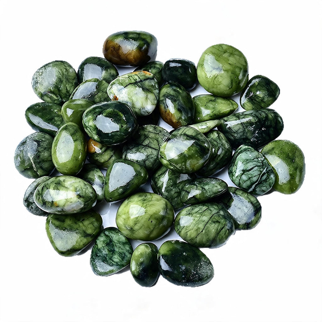 Medicine King Stone (Serpentine Jade) Tumbled Stone 4