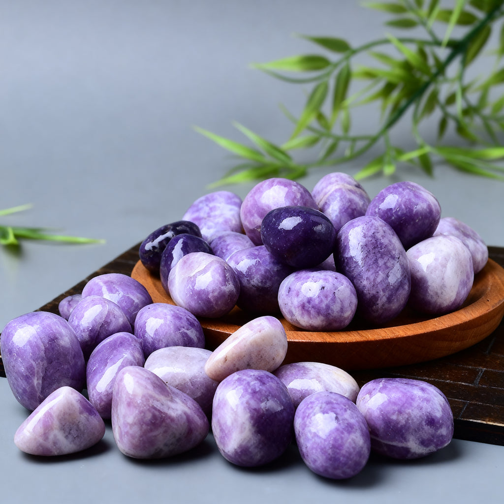 Purple Mica Tumbled Stone 6