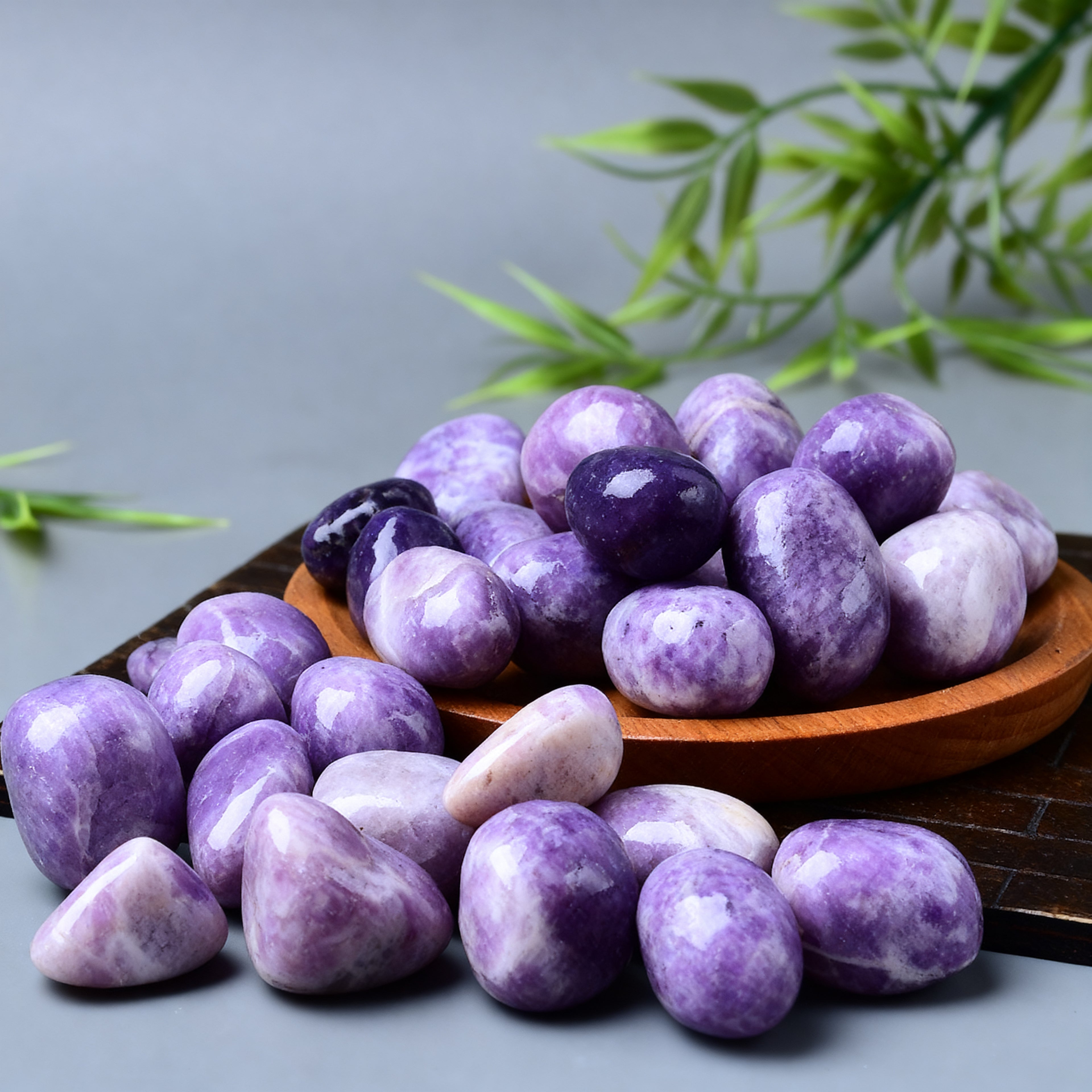Purple Mica Tumbled Stone 6
