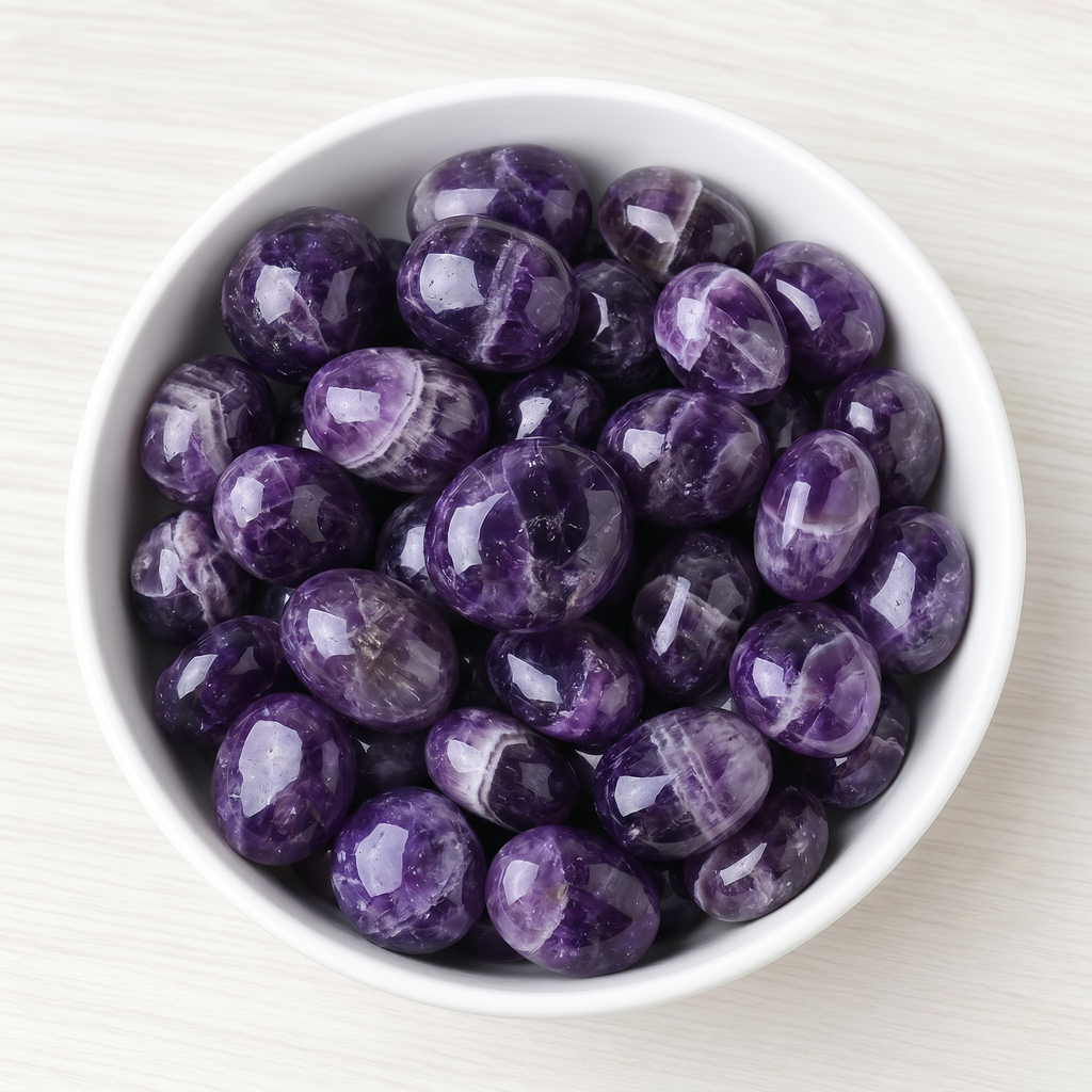 Brazilian Amethyst Tumbled Stone