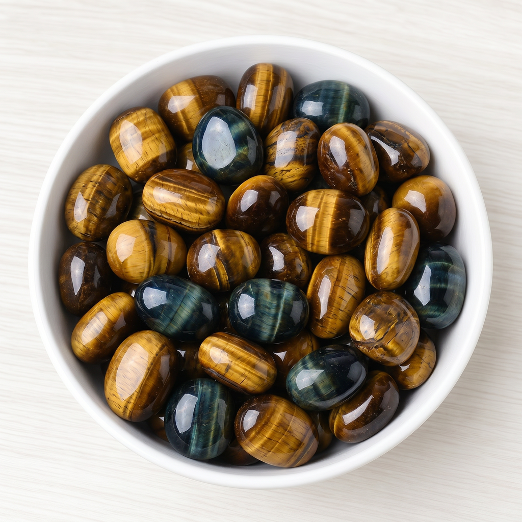 Tiger's Eye Tumbled Stone