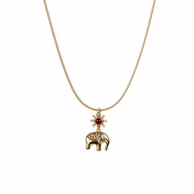 Lucky Guardian Elephant Necklace